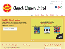 Tablet Screenshot of churchwomen.org